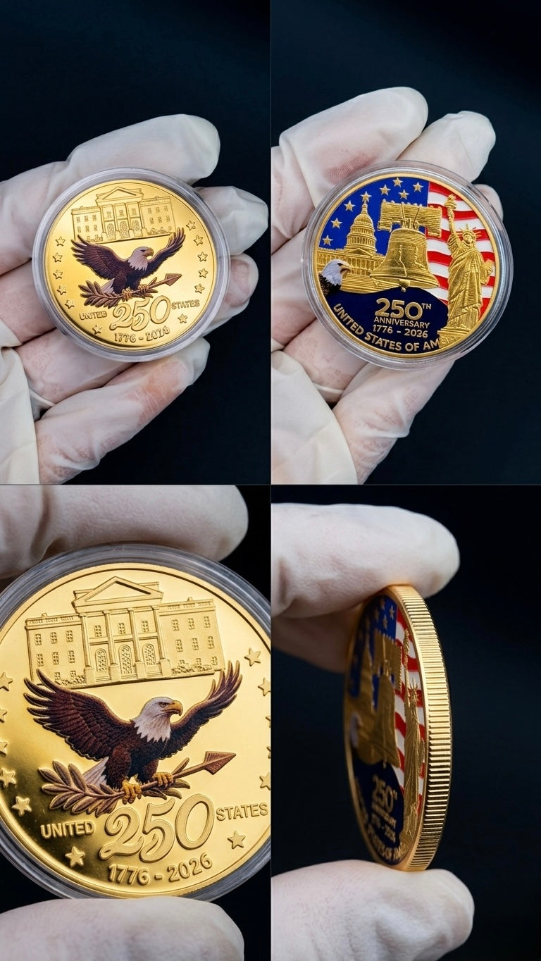 250th USA Anniversary Gold Limited Edition Coin