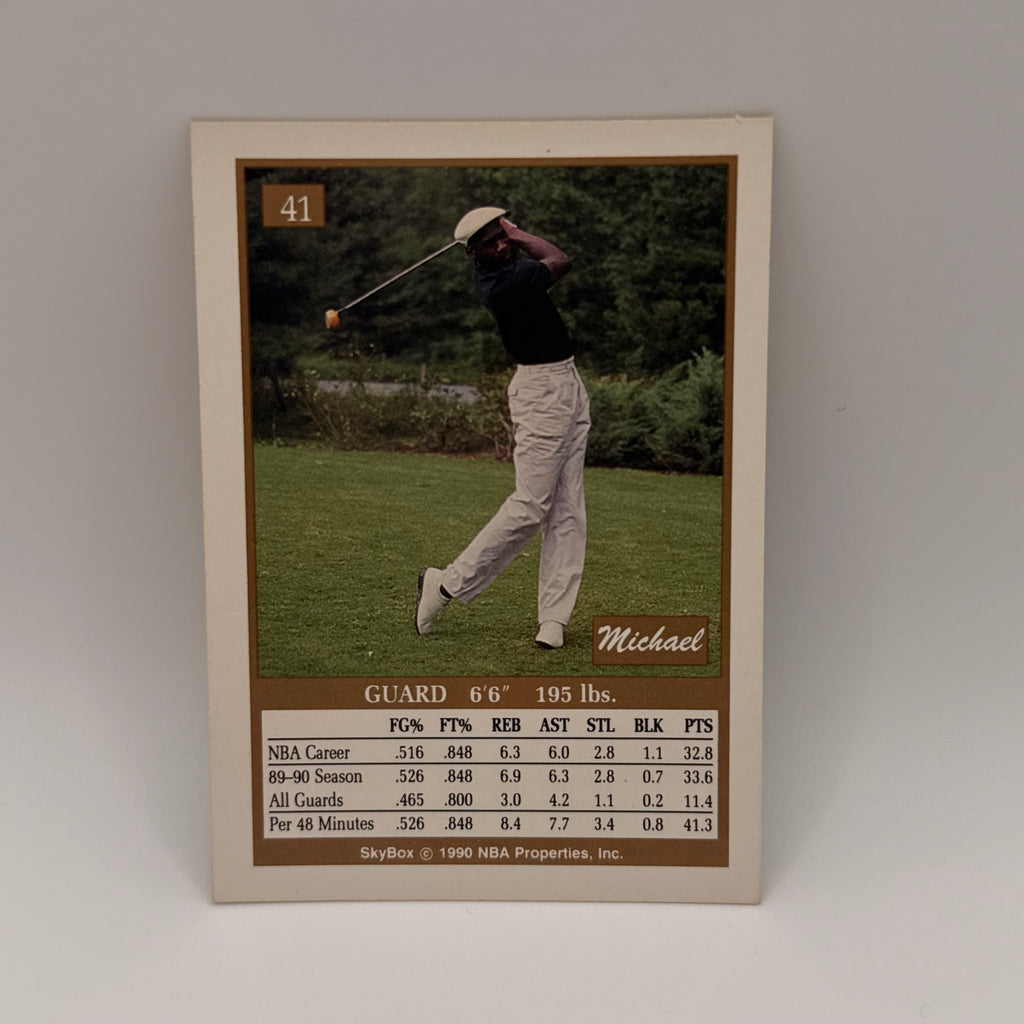1990 MICHAEL JORDAN SKYBOX 41