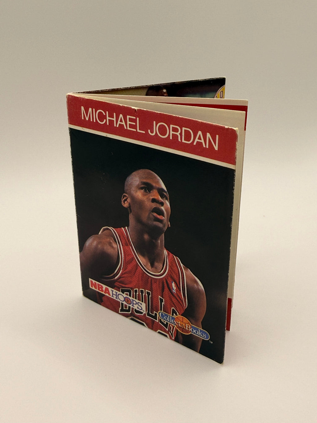 NBA Hoops Collect a Books featuring Michael Jordan from 1990